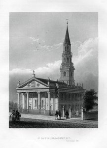 Aziz Paul Şapeli, Broadway, New York, 1855 by Unbekannt