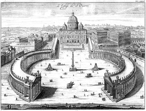 St Peters Bazilikası, Roma, 1702 by Unbekannt
