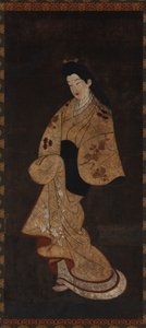 Ayakta duran kız figürü, Edo dönemi, 18. yüzyıl. by Unbekannt