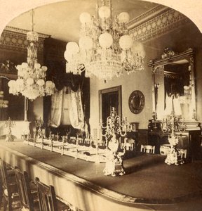 Devlet Yemek Odası, Başkanlar Konağı, Washington, D.C., ABD, c1900. by Unbekannt