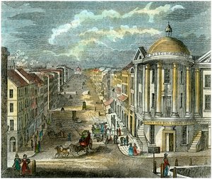 State Street, Albany, New York, ABD, c1835 by Unbekannt
