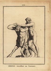 Herkül heykeli, Roma kahramanı ve tanrısı, bir centaur