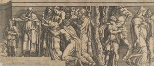 Apollo ve Diana ve diğer Figürlerle Niobe ve Tapanları Heykeli, 1543-47. by Unbekannt