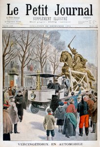 Vercingetorix heykeli transit, Fransa 1901 by Unbekannt