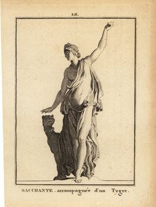 Bir Bacchante heykeli, Roma şarap tanrısı Bacchus