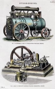 Buhar motoru, 19. yüzyıl by Unbekannt