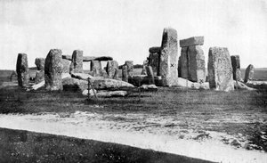 restorasyondan sonra Stonehenge, c1920 by Unbekannt