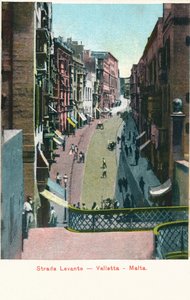 Strada Levante - Valetta - Malta, c1900 by Unbekannt