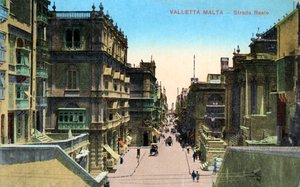Strada Reale, Valletta Malta, 20. Yüzyıl by Unbekannt