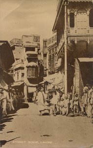 Sokak Sahnesi, Lahor, . by Unbekannt