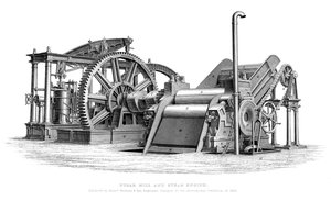 Şeker Değirmeni ve Buhar Makinesi, 1866 by Unbekannt
