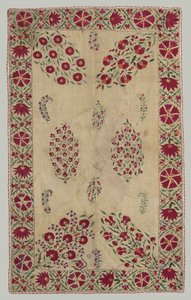 Suzani:divan örtüsü, 1700