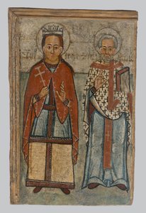 Sv. Paraskeva ve St. Mikulas by Unbekannt