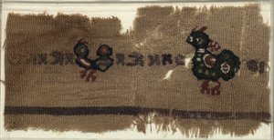 Kuşlar ve Yunan Harfli Goblen, 400