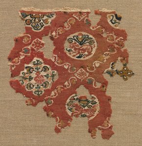 Madalyonlarda hayvan kafesli goblen, 600