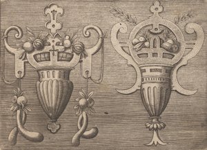 Çeşitli ve tuhaf buluşların plaketleri ve diğer süsleri Kartuşlar ve diğer süs eşyaları o ..., 1773. by Unbekannt