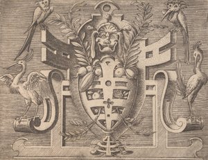 Çeşitli ve tuhaf buluşların plaketleri ve diğer süsleri Kartuşlar ve diğer süs eşyaları o ..., 1773. by Unbekannt