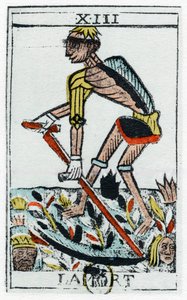 Tarot Ölüm Kartı, Azrail, Noblet tarot, 17. yüzyıl. by Unbekannt