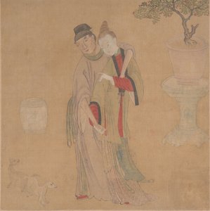Blonde Lady ile Tatar Memuru, 19. yüzyıl. by Unbekannt