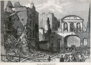 Temple Bar, Londra, 1877 by Unbekannt