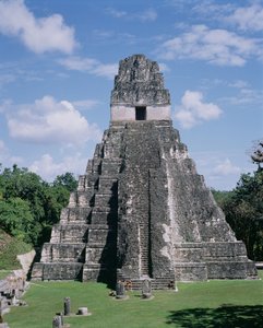 Jaguar Tapınağı (Tapınak 1) Maya, Geç Klasik Dönem c.600-900 (fotoğraf) by Unbekannt