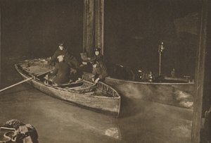 Nehrin Güvenliğini Koruyan Gece Devriyesinde Thames Polisi, c1935. by Unbekannt