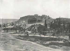 Agora ve Akropolis, Atina, Yunanistan, 1895. by Unbekannt