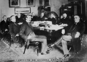 Amerikan Savaş kabinesi, 1898 by Unbekannt