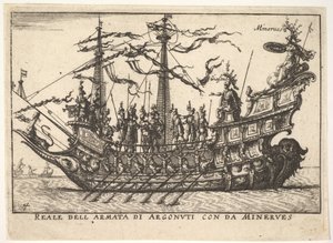 Minerva Reale dell Army di Argonuti tarafından yönetilen Argonotlar, da Minerves ile, ser ..., 1664. by Unbekannt