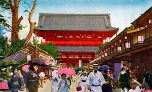 Asakusa Kannon tapınağı, Tokyo, Japonya, 20. yüzyıl by Unbekannt