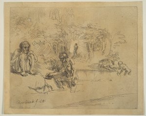 Yıkananlar, 1651. by Unbekannt