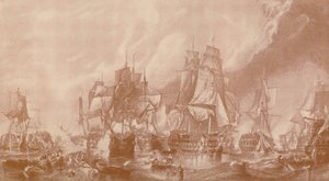Trafalgar Savaşı, 1805, 1896. by Unbekannt