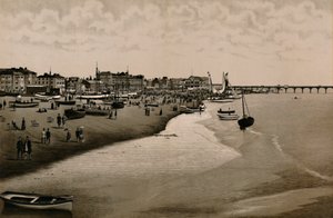 Sahil, Yarmouth, c1880. by Unbekannt