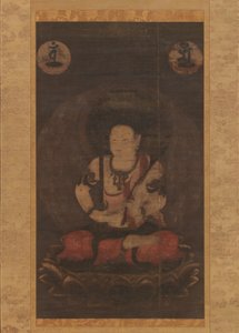 The Bodhisattva Manjushri Monju Bosatsu, 13th century. by Unbekannt