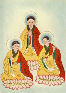 "Budist Üçlüsü", 1922. by Unbekannt
