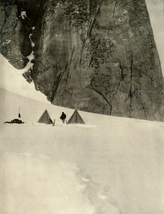 Granit Sütun Altındaki Kamp, Aşağı Buzul Deposundan Yarım Mil...27 Ocak 1909 by Unbekannt