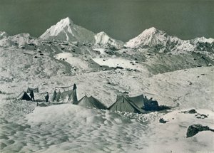 Jongsong La'nın altındaki kamp, c1903 by Unbekannt