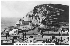 Capstone Tepesi ve geçit töreni, Ilfracombe, 1936 by Unbekannt