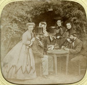 Kart Oyunu, c1850 by Unbekannt