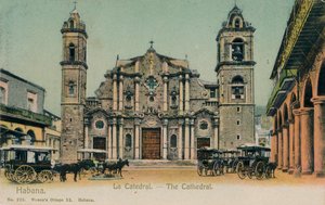 Katedral, Havana, Küba, c1910 by Unbekannt