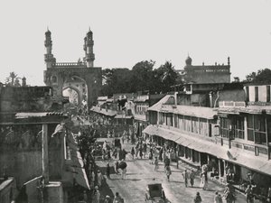 Char Minar, Haydarabad, Hindistan, 1895. by Unbekannt