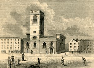 Allhallows the Great Kilisesi, 1784, c1872. by Unbekannt
