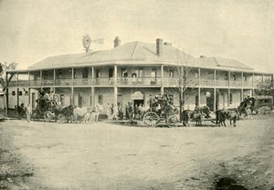 Club House Oteli, Narrabri, 1901. by Unbekannt