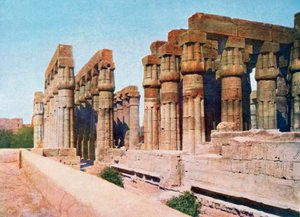 Amenhotep III Colonnade, Luksor Tapınağı, Mısır, 20. yüzyıl by Unbekannt