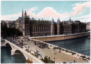 Conciergerie ve Pont Neuf, Paris, c1900 by Unbekannt
