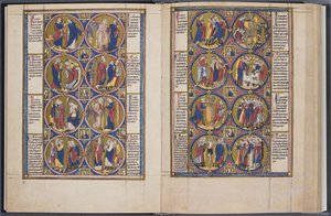 Yaratılış. İncil ahlakı Codex Vindobonensis 2554, yaklaşık 1250 by Unbekannt