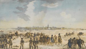 Rus Ordusu tarafından Düsseldorf yakınlarında Ren Geçişi, 13 Ocak 1814, 1814 by Unbekannt