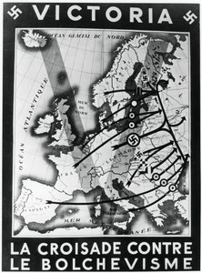 Bolşevizme Karşı Haçlı Seferi, Vichy Fransız propaganda afişi, 1941