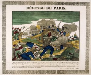 Paris Savunması, 1814, 19. yüzyıl by Unbekannt