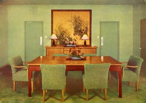 Yemek Odası - Paul T. Frankl, Beverly Hills, Kaliforniya, 1941 by Unbekannt